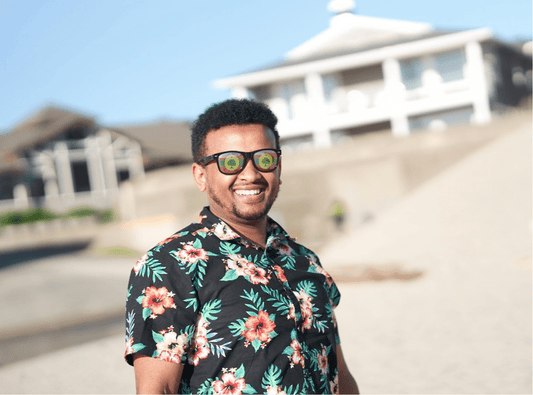 Oromia flag sunglasses.